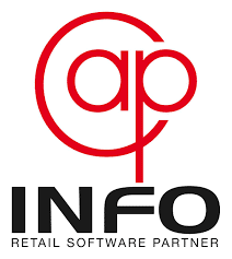 AP INFO : Expert en solutions logicielles pour le retail Logo rouge et noir AP INFO avec le slogan Retail Software Partner, expert en solutions logicielles de vente.