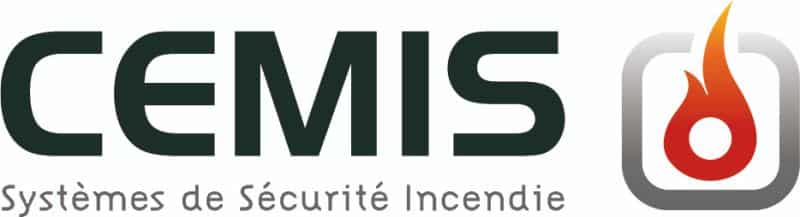 CEMIS : Systèmes de Sécurité Incendie et Protection Logo CEMIS Systèmes de Sécurité Incendie avec une icône de flamme stylisée rouge et orange.